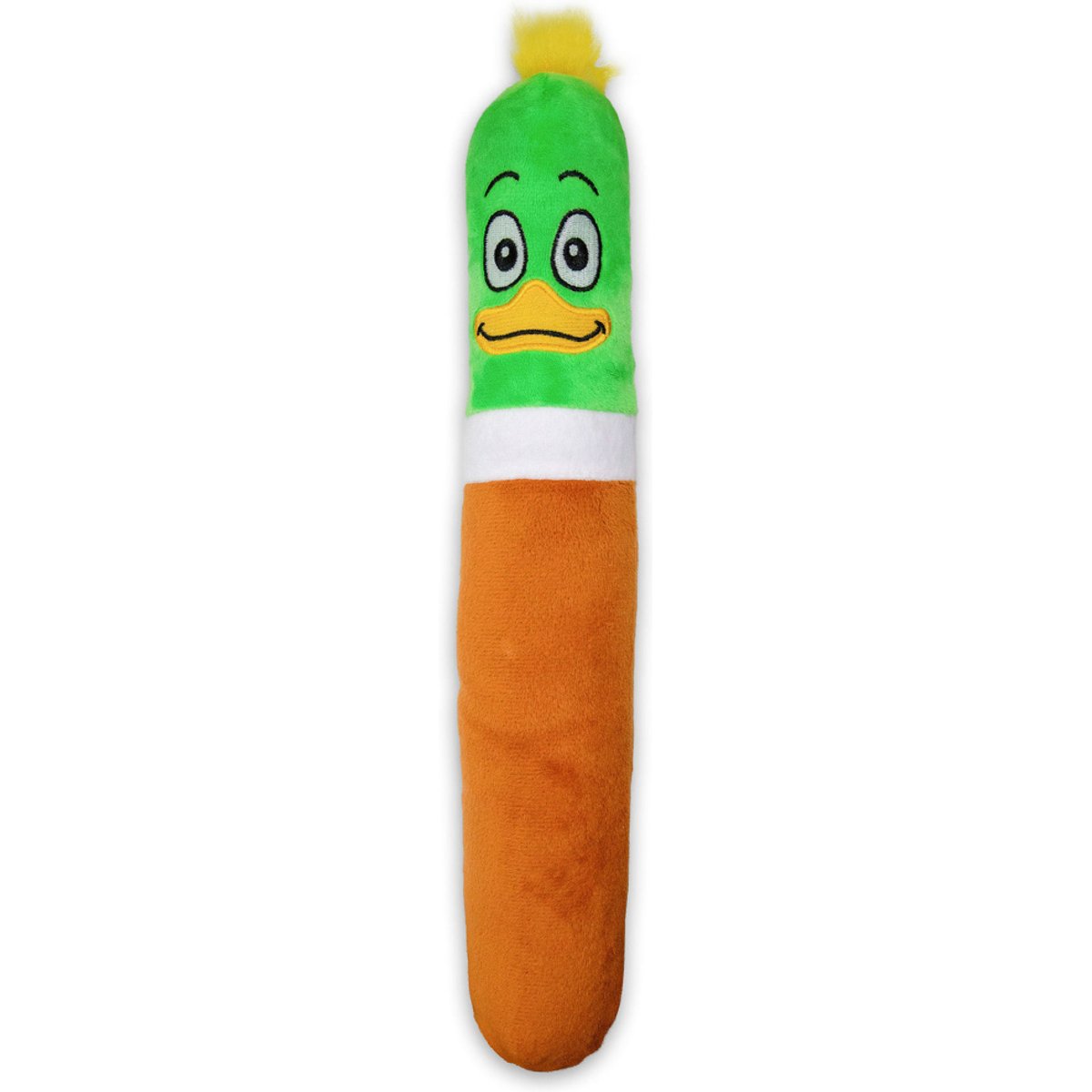 GURU Fry Guys Barnyard Doug Squeaky Crinkle Plush Dog Toy, Large
