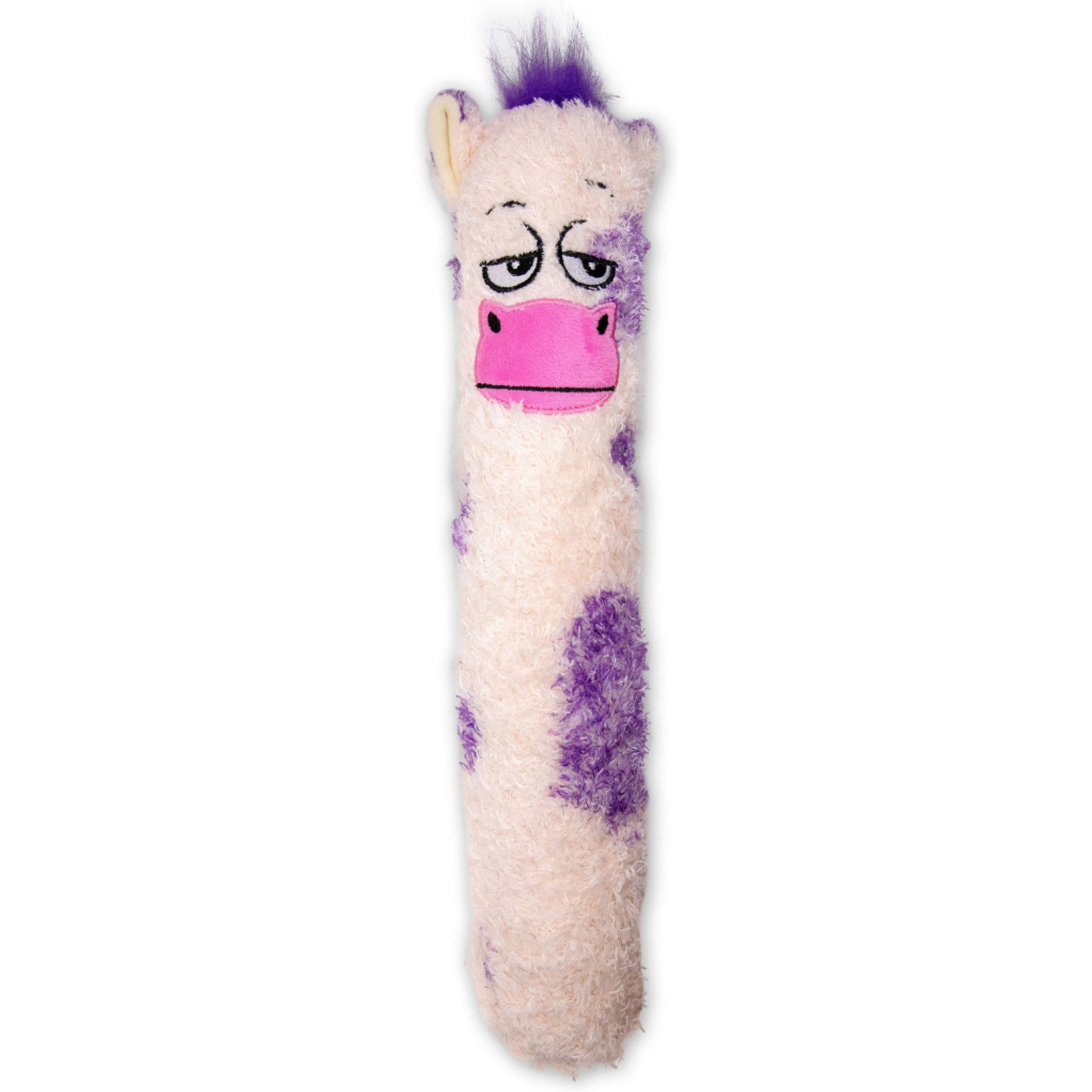 GURU Fry Guys Barnyard Bessie Squeaky Crinkle Plush Dog Toy, Large