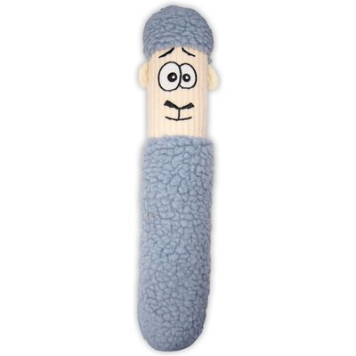 GURU GURU Fry Guys Barnyard Sal Squeaky Crinkle Plush Dog Toy, Large