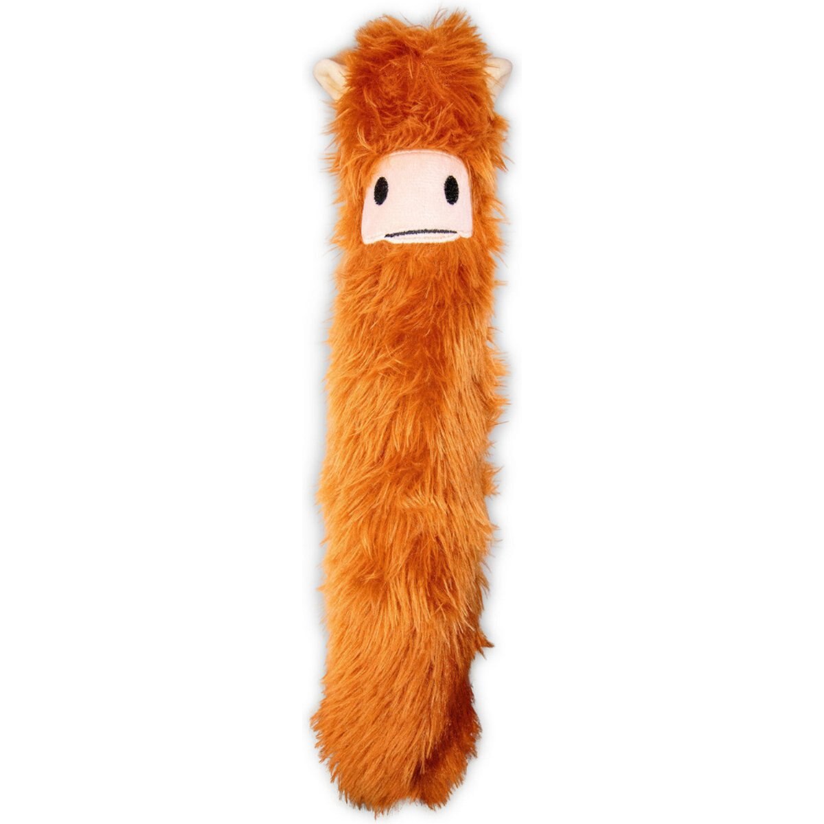 GURU Fry Guys Barnyard Bossy Squeaky Crinkle Plush Dog Toy, Large