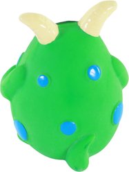 Rascals by Coastal Latex Squeaky Tough Chew Dog Toy, Green Monster slide 2 of 3