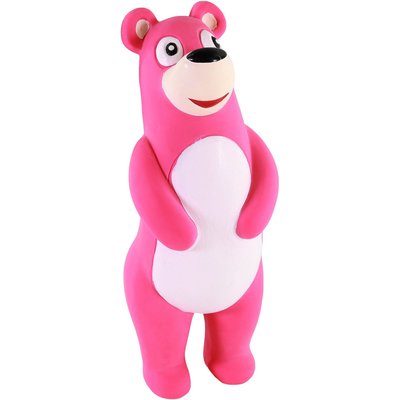 Rascals Rascals by Coastal Latex Squeaky Tough Chew Dog Toy, Cheeky Bear