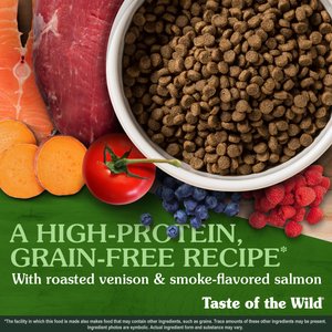Taste of the Wild Rocky Mountain Roasted Venison & Smoke-Flavored Salmon Grain-Free Dry Cat Food, 14-lb bag