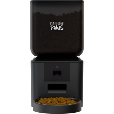 Penthouse Paws Penthouse Paws Smart Maxx HD Dog & Cat Feeder, Black