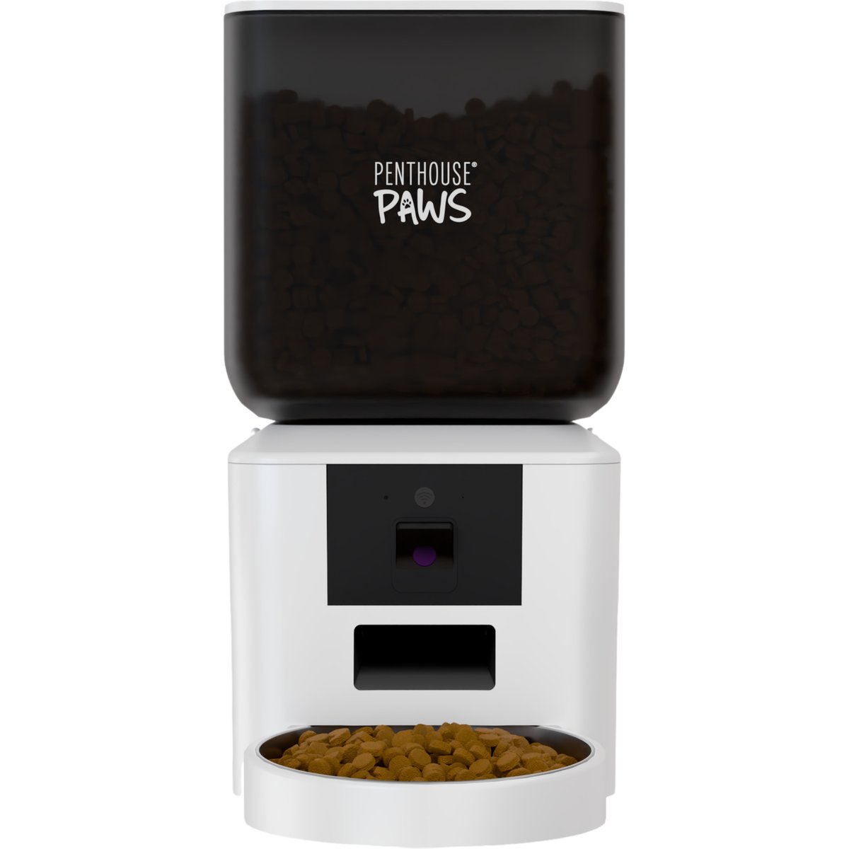 Penthouse Paws Smart Maxx HD Dog & Cat Feeder, White