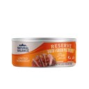 Natural Balance Limited Ingredient Reserve Duck & Green Pea Recipe Wet Cat Food, 5.5-oz can, case of 24