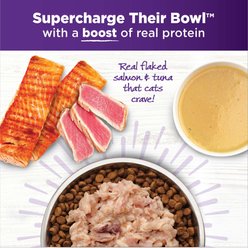 Wellness Bowl Boosters Flaked Salmon & Tuna Wet Cat Topper, 1.75-oz pouch, case of 12 slide 2 of 8