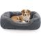 Show in main carousel: JOEJOY Square Washable Bolster Dog Bed, Grey, Medium: 30 x 24 x 9-in slide 1 of 8