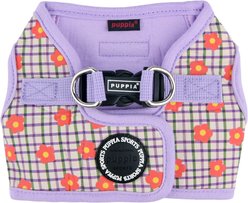 Puppia Westley Flower Pattern Step-In No-Pull Dog Harness, Violet, Medium: 14.5-in chest slide 2 of 5