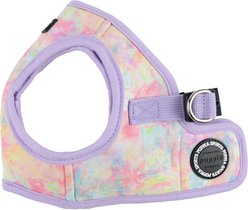 Puppia Nola Flower Pattern Step-In No-Pull Dog Harness, Violet, Medium: 14.5-in chest