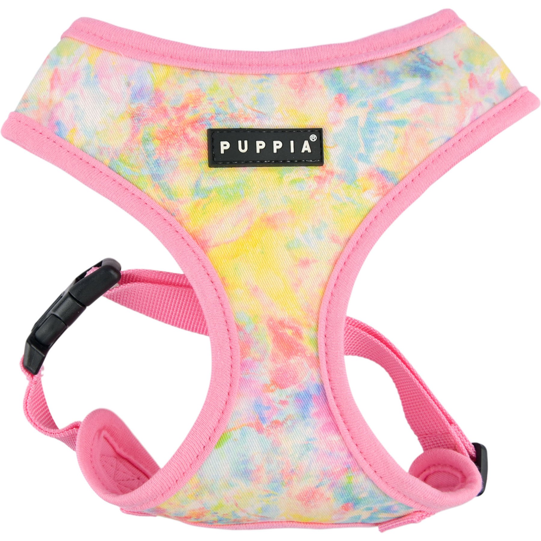 Puppia Nola Over-the-Head Flower Pattern No-Pull Dog Harness, Pink, Small: 12.1 to 16.8-in chest