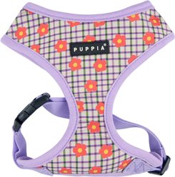 Puppia Westley Over-the-Head Flower Pattern No-Pull Dog Harness, Violet, X-Large: 21.9 to 31-in chest