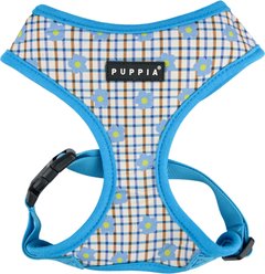 Puppia Westley Over-the-Head Flower Pattern No-Pull Dog Harness, Sky Blue, X-Large: 21.9 to 31-in chest