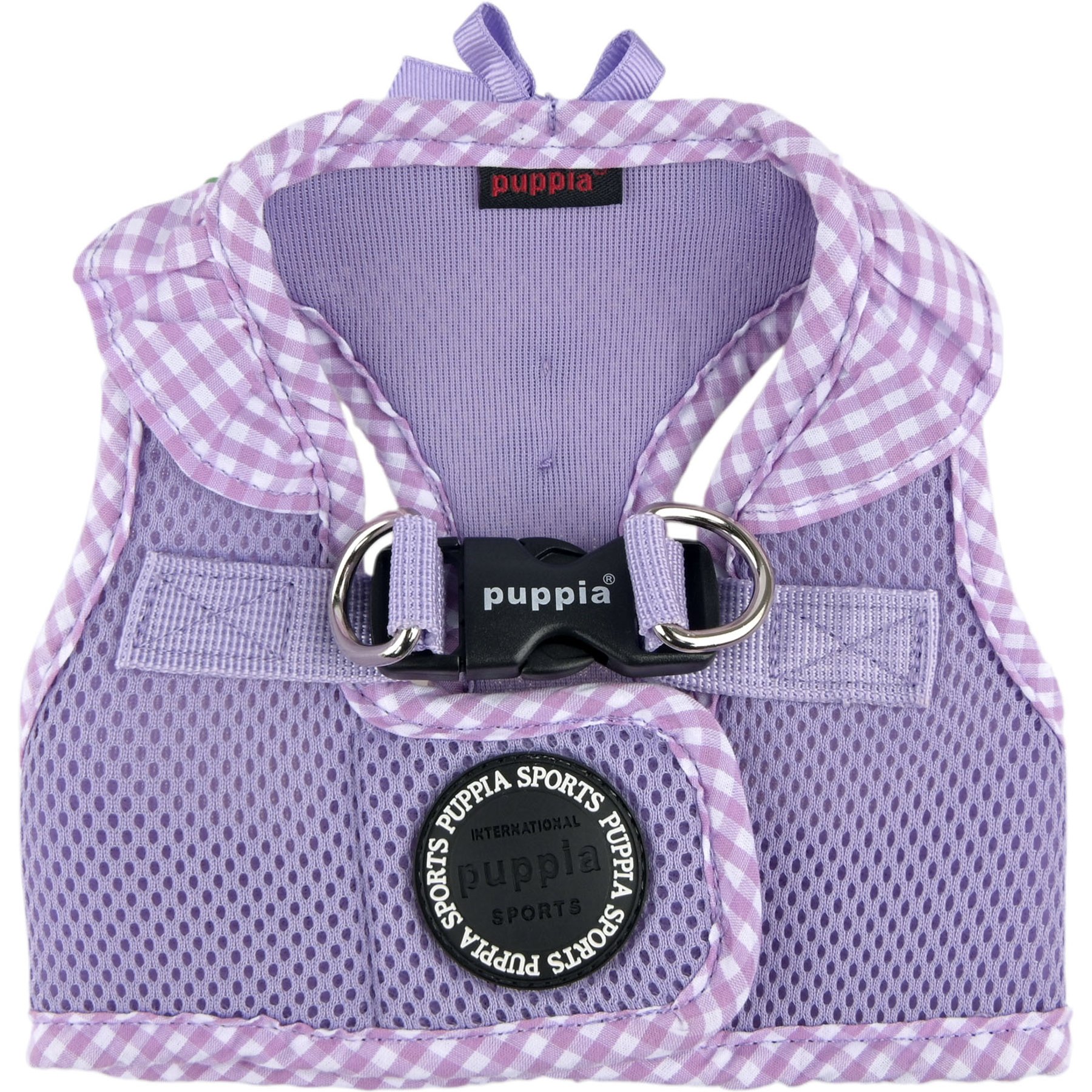 Puppia Vivien Step-In No-Pull Dog Harness, Violet, Large: 16.5-in chest