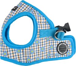 Puppia Westley Flower Pattern Step-In No-Pull Dog Harness, Sky Blue, Medium: 14.5-in chest