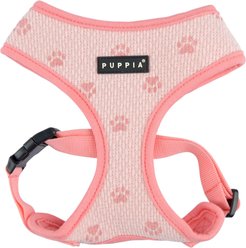 Puppia Pawprint Over-the-Head No-Pull Dog Harness, Indian Pink, Small: 12.1 to 16.8-in chest