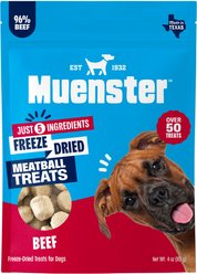 Muenster Perfect Balance Beef Meatballs Freeze-Dried Dog Treats, 4-oz bag