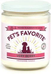 Pet's Favorite Very Berry Odor Eliminating Candle, 12-oz jar