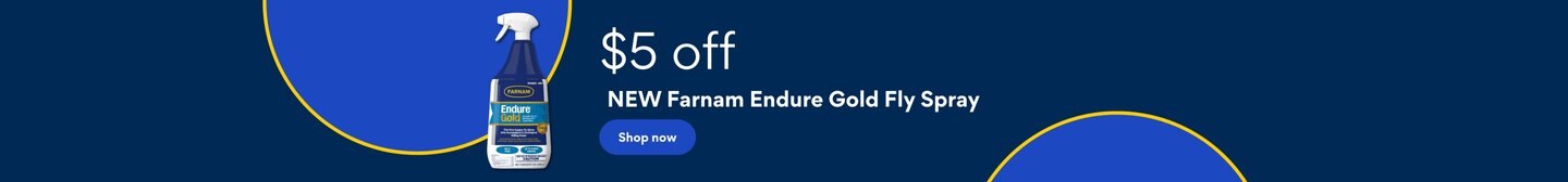 $5 off NEW Farnam Endure Gold Fly Spray. Shop Now.