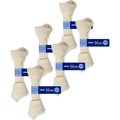 Chewy Made Chewy Made 10-11" Rawhide Bone Stick Dog Chews (FORMERLY BONES & CHEWS), 6 count bundle