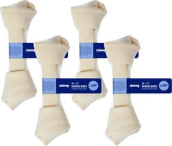 Chewy Made 10-11" Rawhide Bone Stick Dog Chews (FORMERLY BONES & CHEWS), 4 count bundle