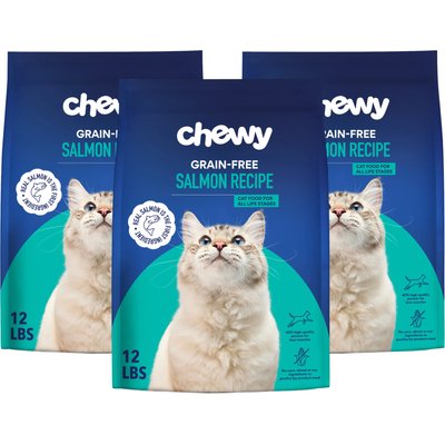 Chewy Made Chewy Made Salmon Recipe Grain-Free Dry Cat Food (FORMERLY AMERICAN JOURNEY), 36-lb bundle
