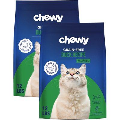 Chewy Made Chewy Made Duck Recipe Grain-Free Dry Cat Food (FORMERLY AMERICAN JOURNEY), 24-lb bundle