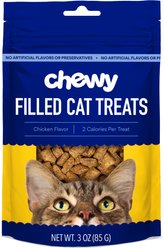 Variety Pack - Chewy Made Filled Crunchy Cat Treats, Catnip Flavor, Chicken Flavor, & Tuna Flavor (FORMERLY TINY TIGER) slide 2 of 9