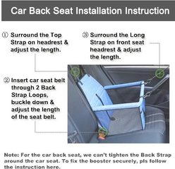 NonoPets 2-in-1 Reinforced Dog & Cat Car Booster Seat, Blue slide 2 of 7