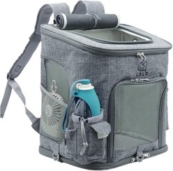NonoPets Heavy-Duty Large Capacity Dog & Cat Backpack Carrier, Grey
