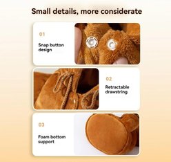 NonoPets Bear-Shaped Plush Dog & Cat Sling Carrier, Small slide 2 of 9