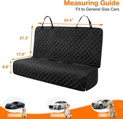 NonoPets Heavy-Duty Multi-Layer Waterproof Dog & Cat Rear Seat Protector, Beige slide 2 of 5