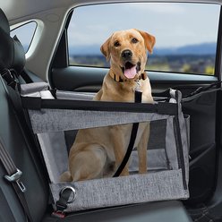 NonoPets Waterproof Dog & Cat Car Seat & Travel Hammock, Grey