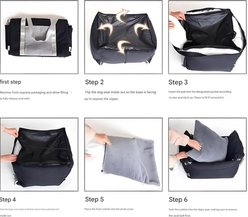 NonoPets All-Season Orthopedic Dog & Cat Car Seat, Beige slide 2 of 8