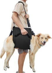 NonoPets Dog Lift Harness & Carry Sling, Black, X-Large
