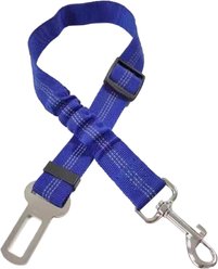 NonoPets Heavy-Duty Adjustable Dog & Cat Car Headrest Seat Belt, Blue