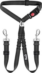 NonoPets Heavy-Duty Dual Dog & Cat Car Seat Belt