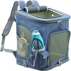 NonoPets Heavy-Duty Large Capacity Dog & Cat Backpack Carrier, Blue