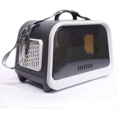 NonoPets NonoPets Panoramic Window Dog & Cat Carrier, Black