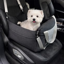 NonoPets All-Season Orthopedic Dog & Cat Car Seat, Black