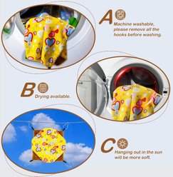 NonoPets Small Pet Hammock & Tunnel Set, Yellow slide 2 of 7
