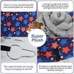 NonoPets Small Pet Hammock & Tunnel Set, Blue slide 2 of 6