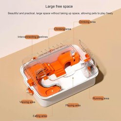 NonoPets Luxury Villa Multi-Level Hamster House slide 2 of 7