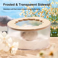 NonoPets Transparent Hamster Sand Bath Container slide 2 of 6