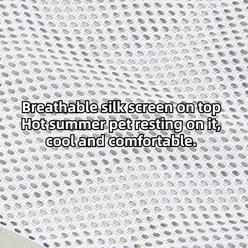 NonoPets Double-Layer Breathable Mesh Small Pet Hammock, Pink, Large slide 2 of 8