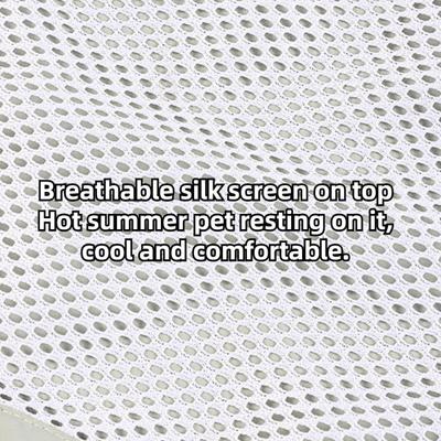Show full view: NonoPets Double-Layer Breathable Mesh Small Pet Hammock, Pink, Medium slide 7 of 8