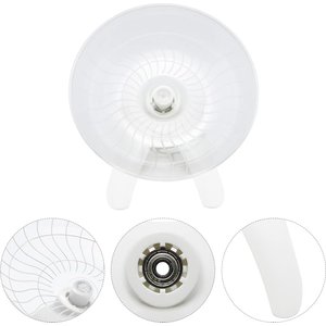 NonoPets Silent Flying Saucer Hamster Wheel, White