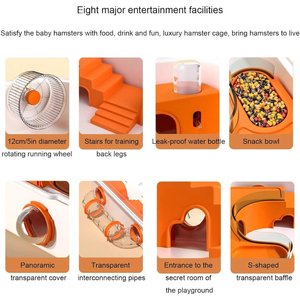 NonoPets Luxury Villa Multi-Level Hamster House