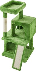 Yaheetech 36-in Plush Cat Tree, Green slide 2 of 7