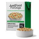 JustFoodForDogs Pantry Fresh Chicken & White Rice Fresh Dog Food, 12.5-oz pouch, case of 12